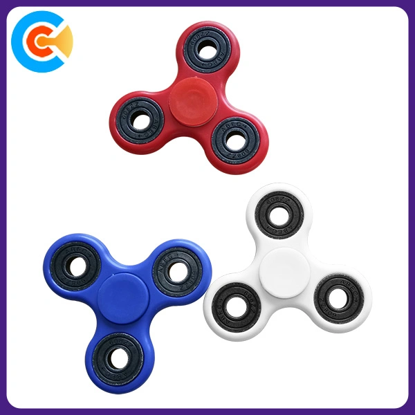 La mano de plástico Fidget Spinner juguetes para la diversión