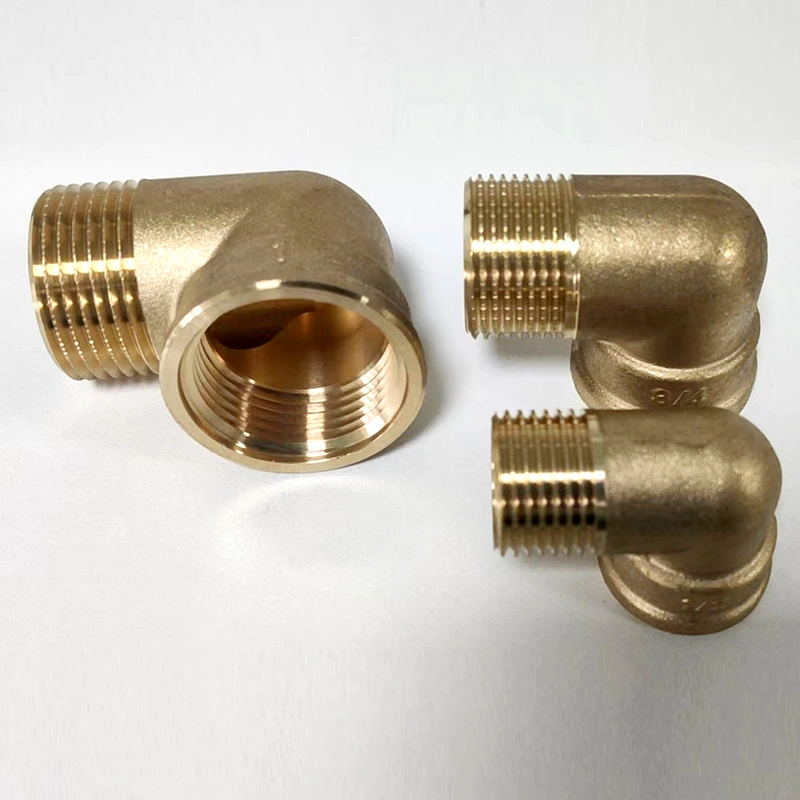 Supply Brass Male Thread Equal Elbow Pipe Crossing Adaptor