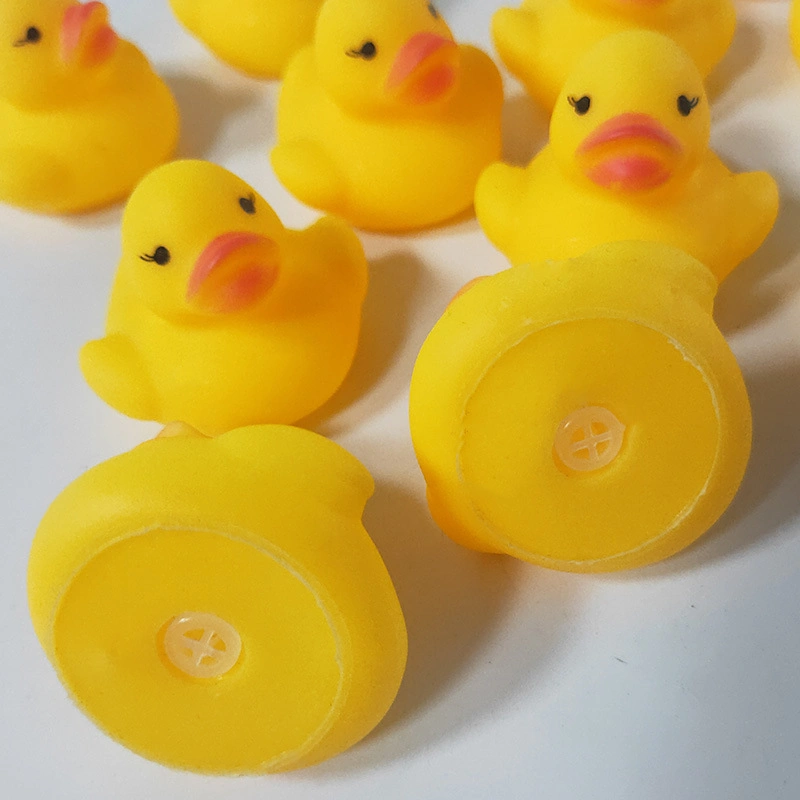 دش الأطفال السباحة صغير صغير صغير صغير أصفر كبير بط مطاطي بطوط عائم صوت Bath Toy للأطفال