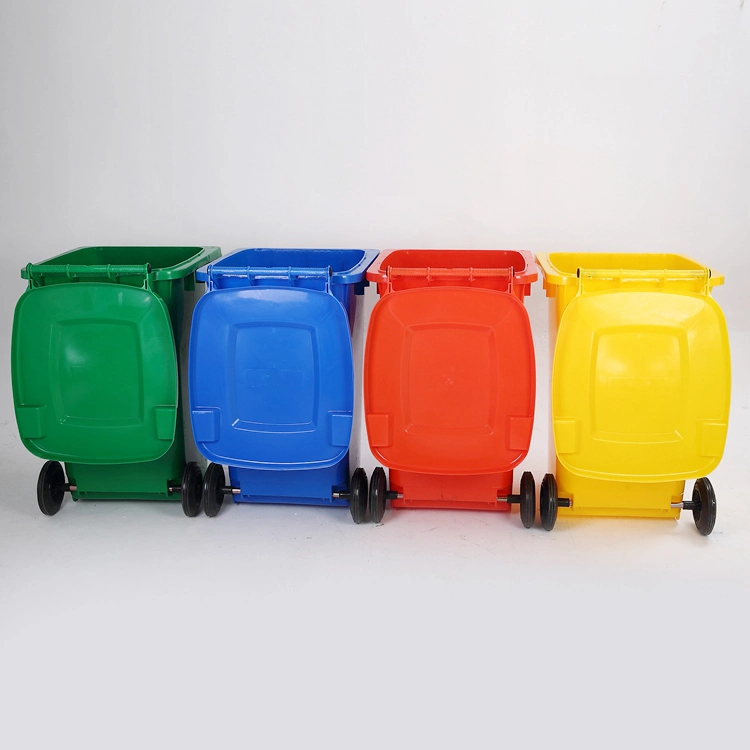 240L Dustbin Plastic Sale Price Garbage Containers Plastic Waste Bin with Wheels