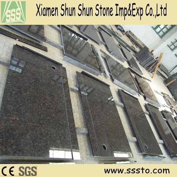 Hot Sell Tan Brown Granite Countertops Vanity Tops