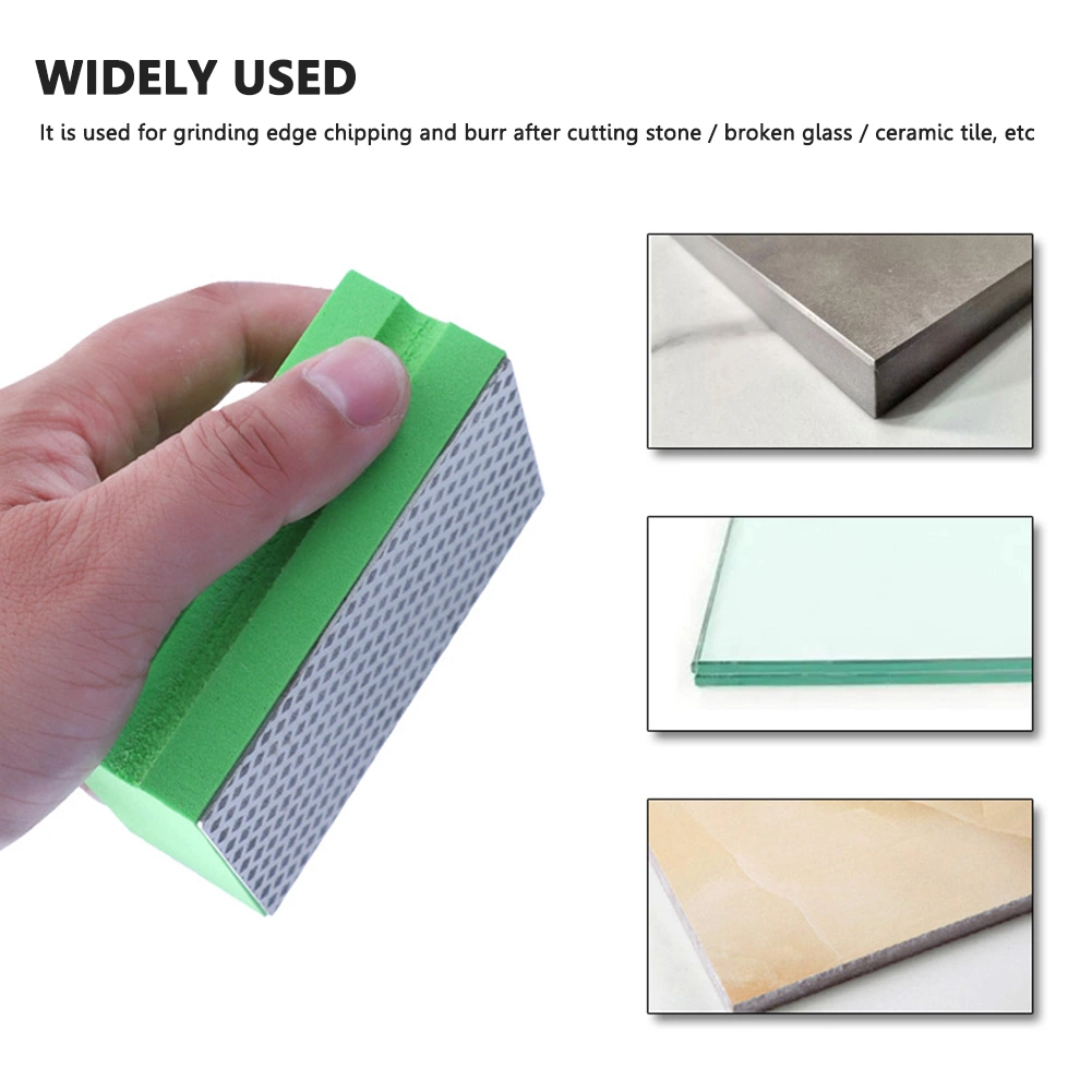 Diamond Hand Pads Polishing Tool Professional Abrasive Pad Glass Quartz Concrete Kitchen Mildew Cleaning Sanding Block