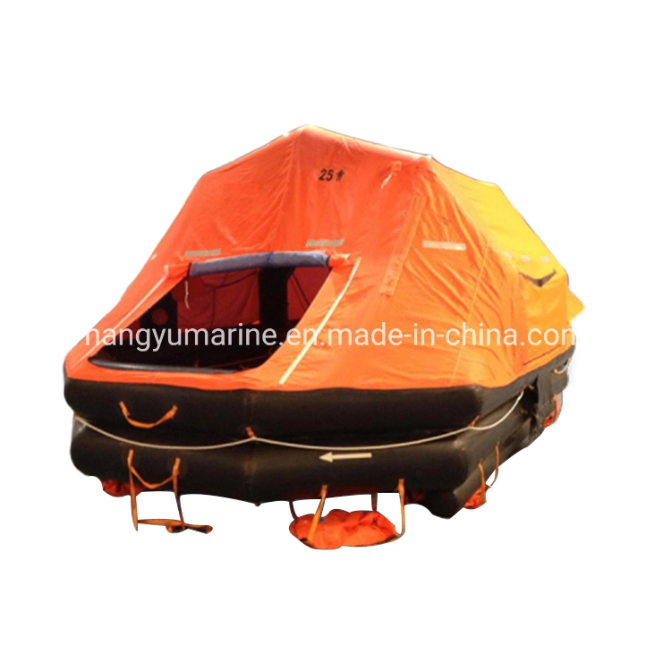 30 personas tiran a bordo Balsa salvavidas Marina Inflatable Life Raft