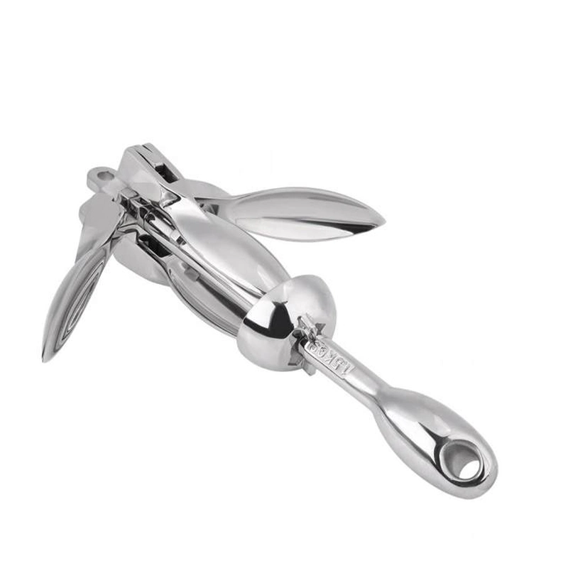 for Boat Marine Hardware 316 Stainless Steel Grapenl Anchor