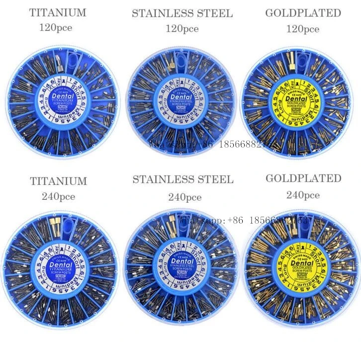 Los implantes dentales Ortodoncia Micro tornillo tornillo de acero inoxidable de 240 Kits de puestos de ordenadores