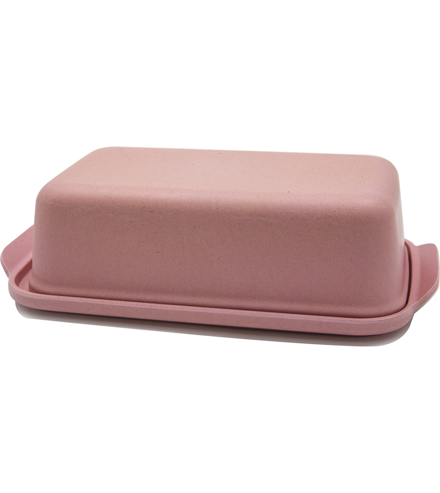 Customized Biodegradable Bamboo Fiber Tableware Butter Container Butter Dish Box