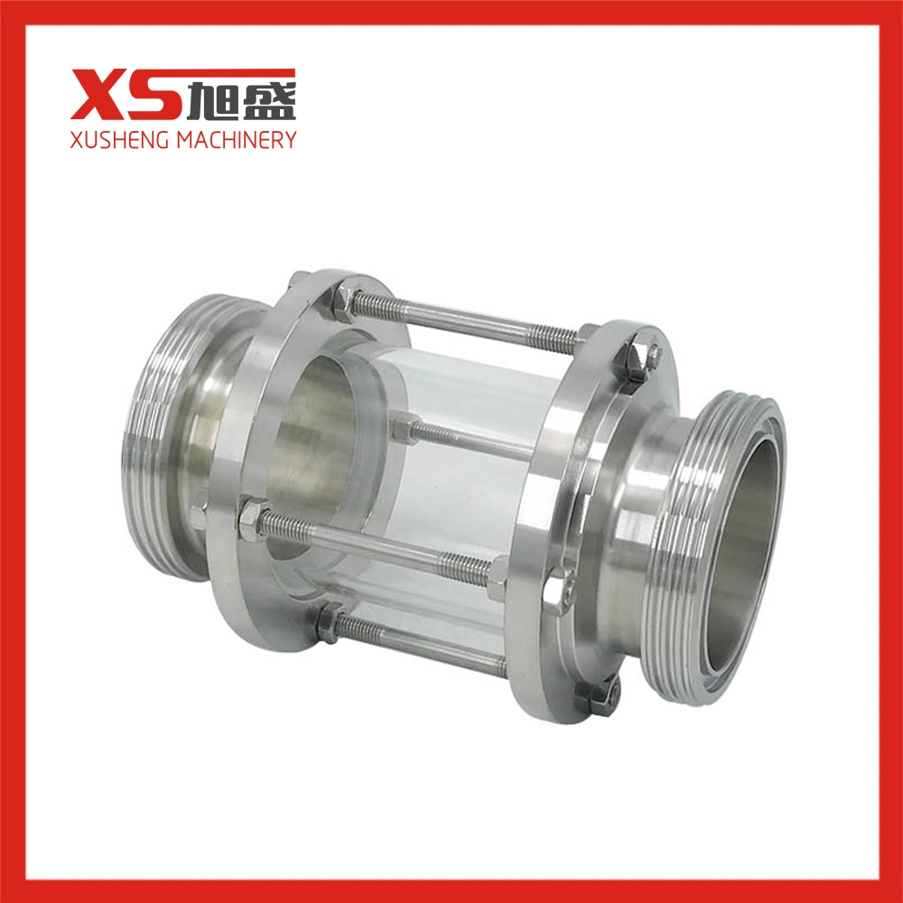 Sanitary Stainless Steel Union End Sight Glass with Nut