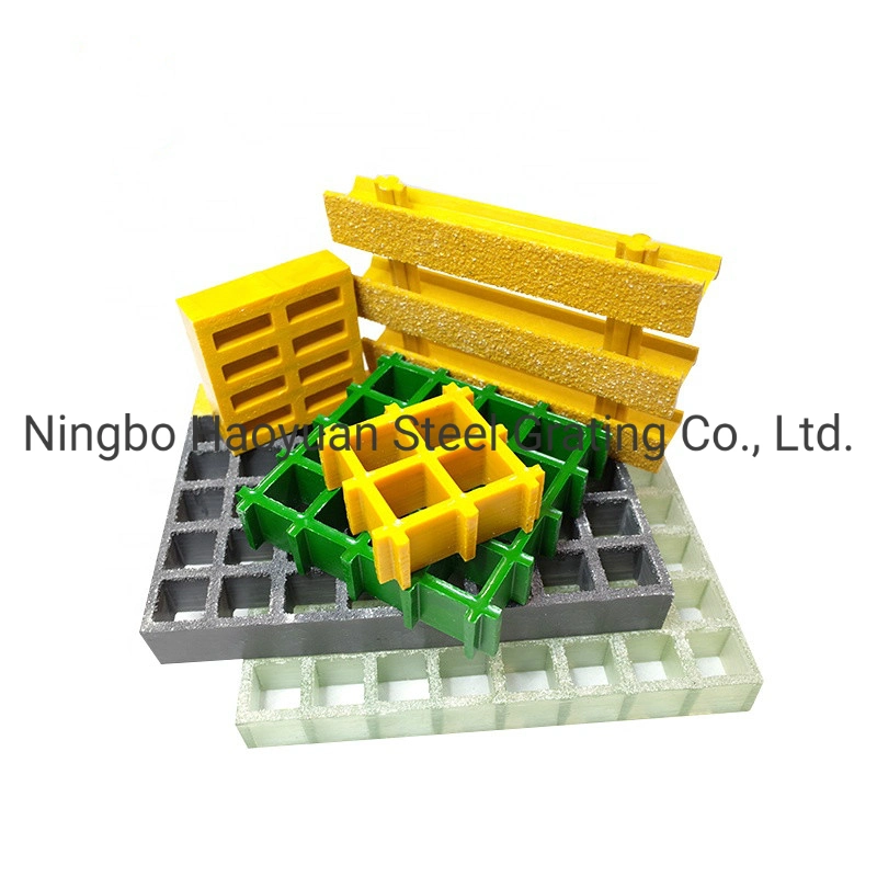 Free Sample FRP Fiberglass Drain Grating Covers Industrial Floor Grating