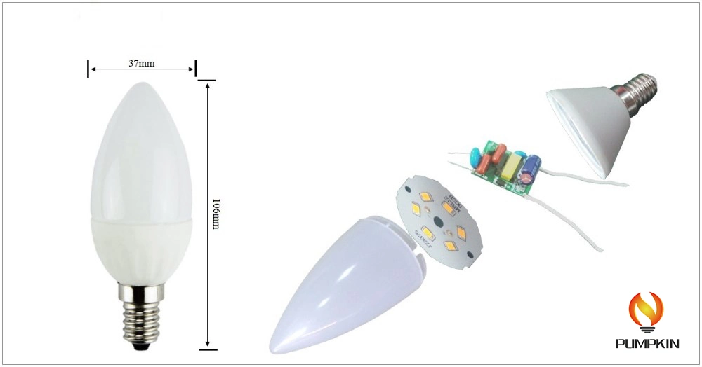 High quality/High cost performance LED Candles E14 6W LED Lighting