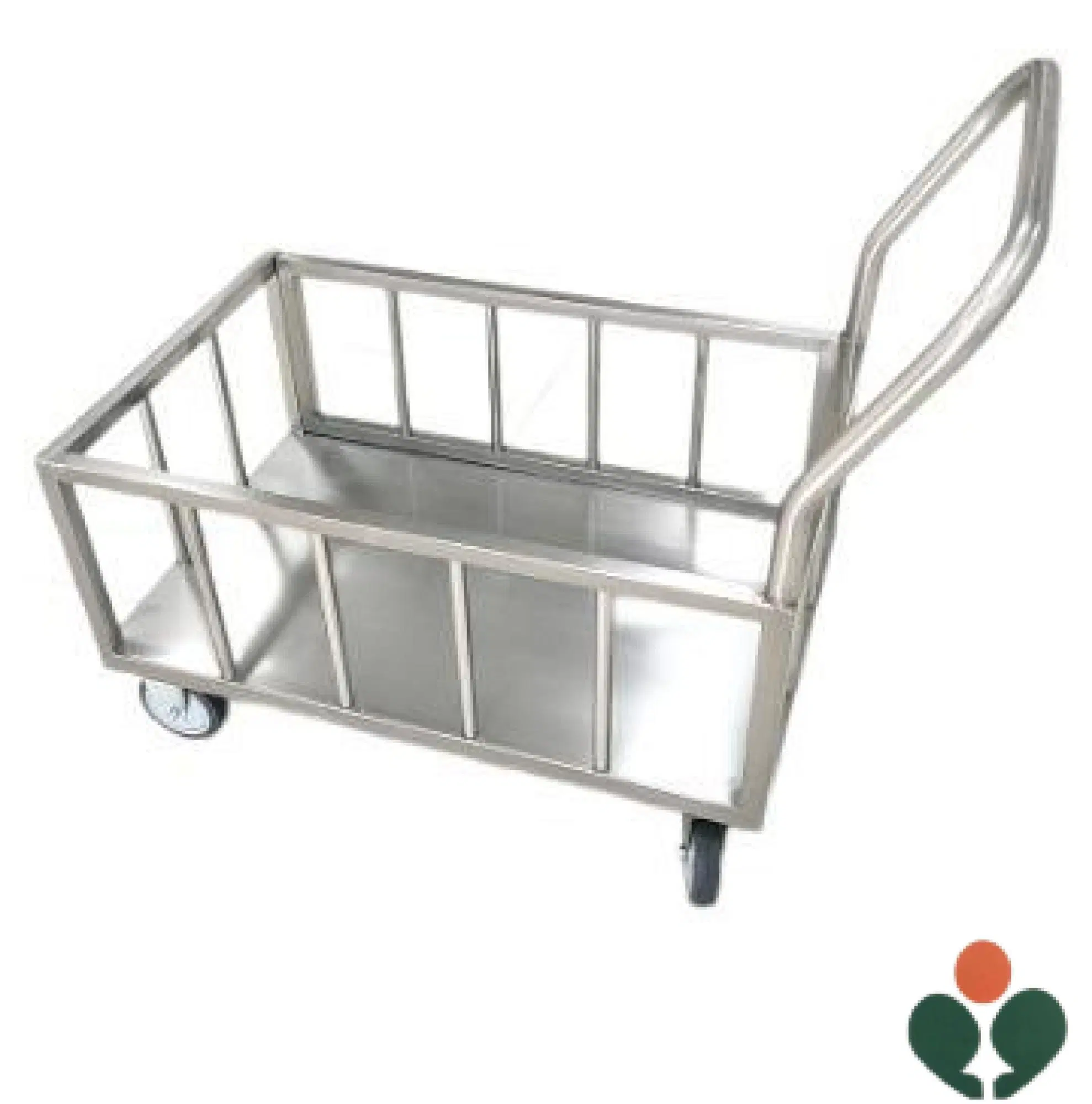 Stainless Steel Large Capacity Delivery Cart Emergency Stretcher Medical Equipment