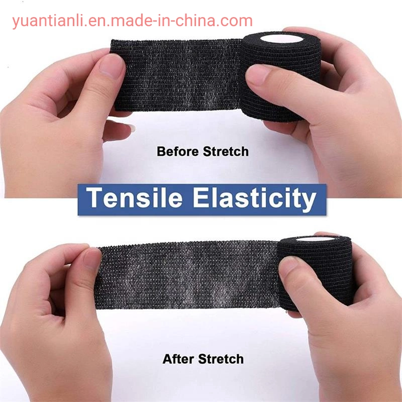 High quality/High cost performance Elastic Self Adhesive Bandage/Cohesive Bandage Latex Free Vet Wrap