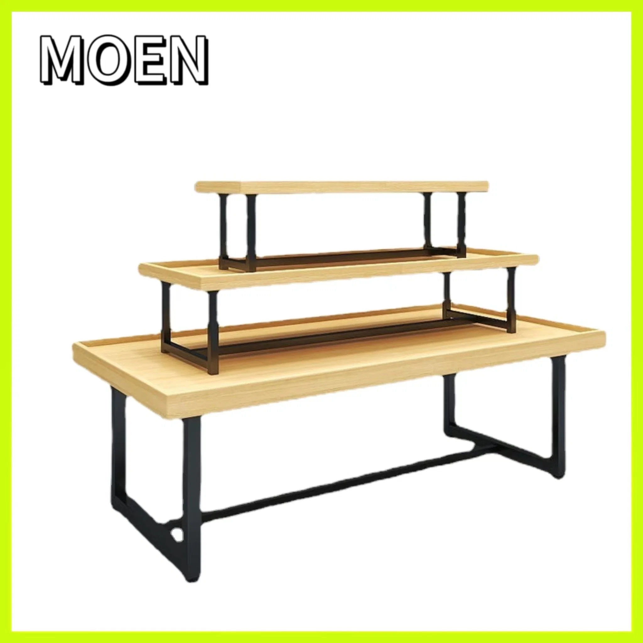 Wholesale/Supplier Retail Display Tables Shopfitting Furniture Wood Store Nesting Table Display Shelf