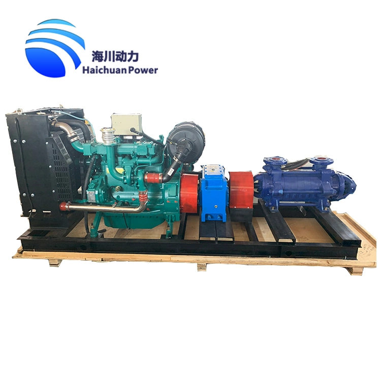 132kw Diesel Engine Head 50m Water Centrifugal Pump Set