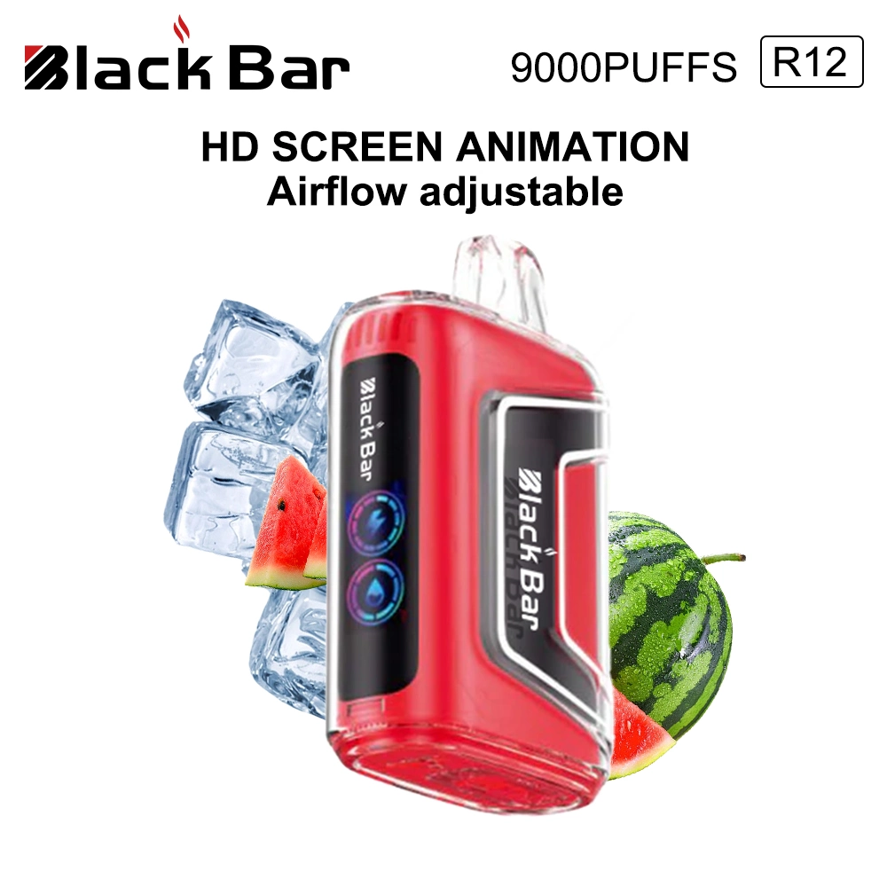 Black Bar 2% 3% 5% nicotine Pod Personnaliser la cigarette électronique En gros Vape 10000 puffs