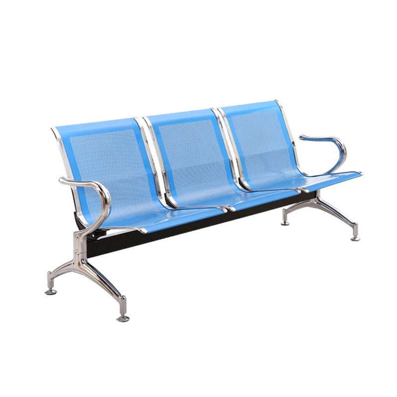 New Arrive Chrome Steel Garden Park Balcony Bus Station Outdoor Chair Furniture