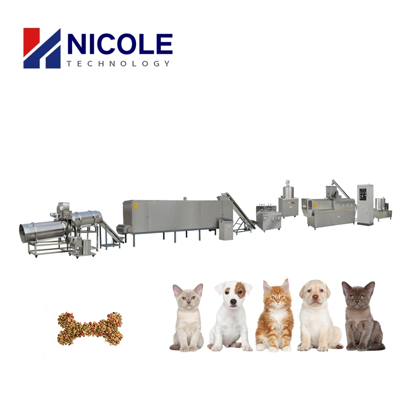 Automatische Tierfutter Pellet Extrusion Haustier Katze Hund Lebensmittel Herstellung Verarbeitungsmaschine