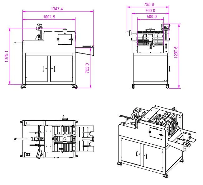 Intelligent High Speed Automatic Feeding Paging Machine&Tto Heat Transfer Printing All-in-One Machine (Classic Type)