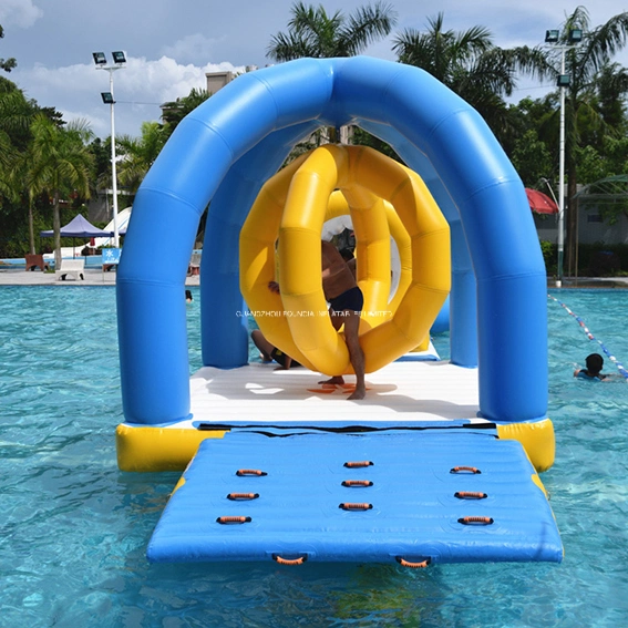 Hamaca agua juego para el Parque de Atracciones Parque infantil exterior juguetes inflables