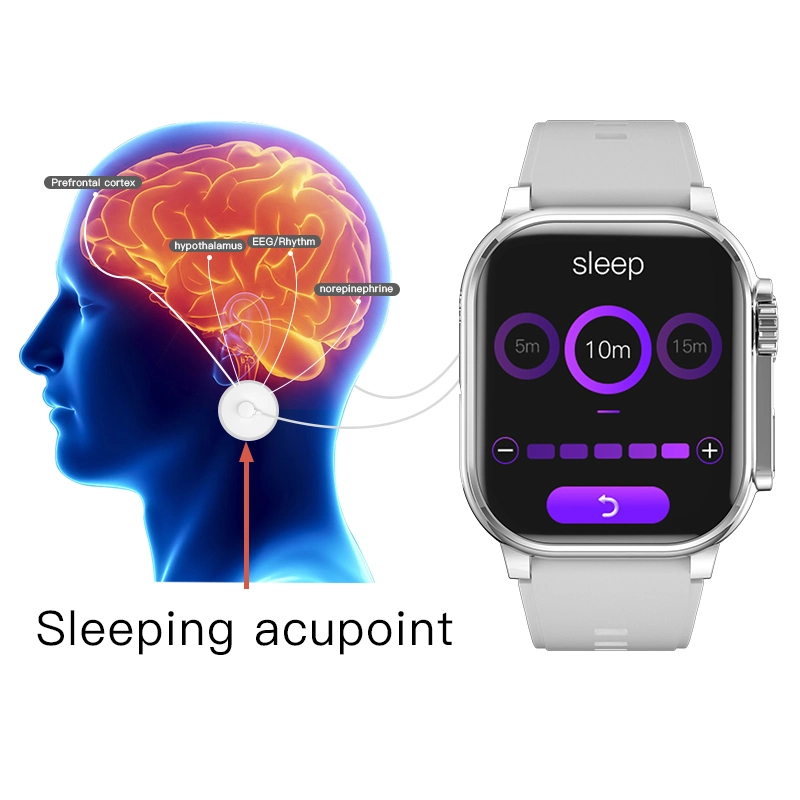 Personnalisation OEM Smart Watch Massager Sport Santé fréquence cardiaque sommeil Oxygène du sang massage de la pression artérielle poignet montres intelligentes