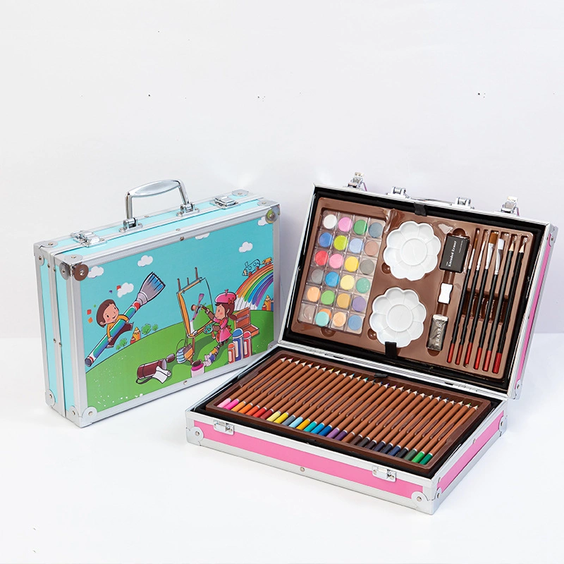 Popular Two-in-One Kids Painting Gift Box Art Set Watercolor Pen