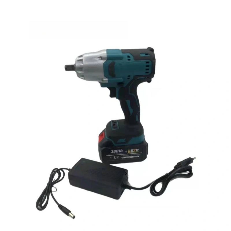 Battery Electric Impact Wrench Industry Cordless Brushless High Torque 600 N. M