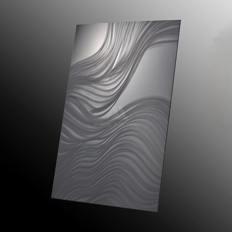 304 Polished Pattern Stainless Steel Sheet for Interior Decoration