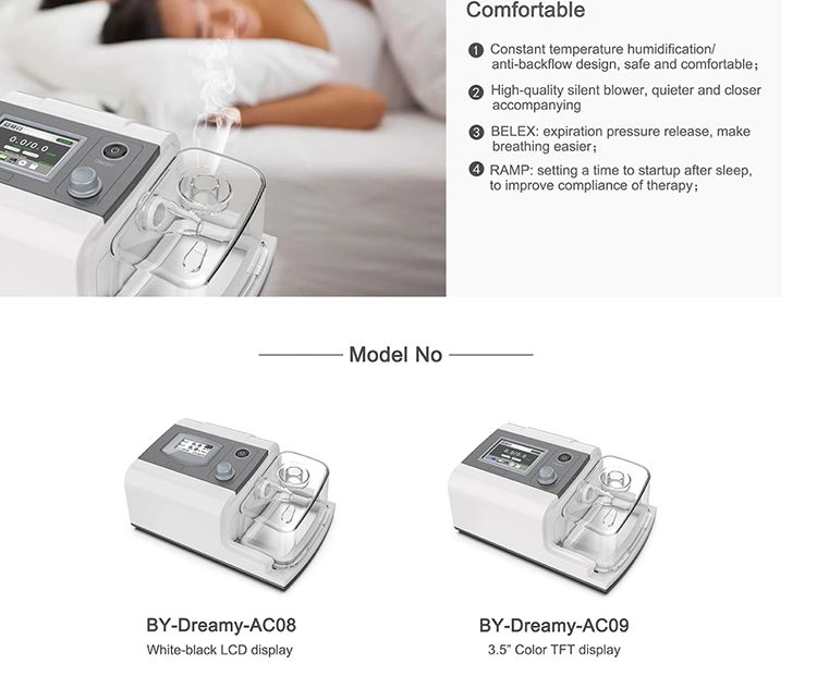 Médical portable appareil respiratoire VPPC Ventilateurs Bipap Machine