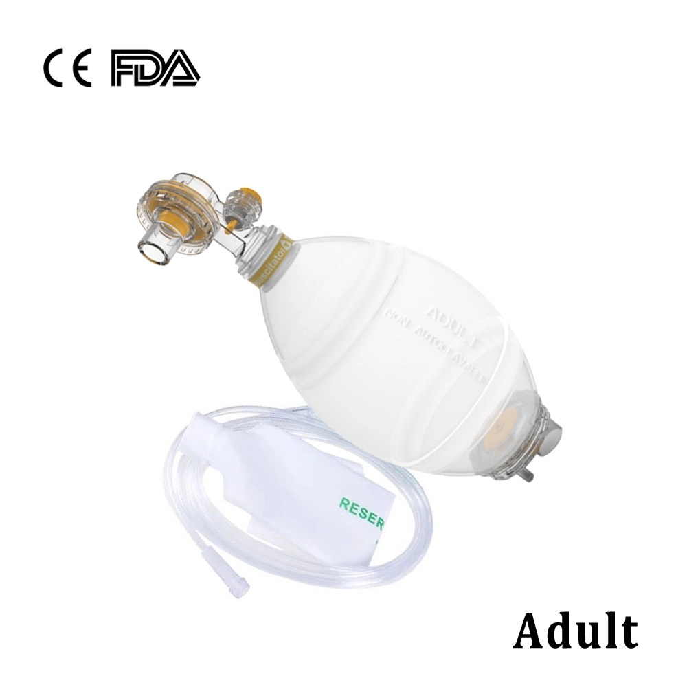 Los niños tamaño pediátrico SEBS Ambu Bolsa SEBS Fábrica / Manual de PVC Resuscitator Kit fábrica SEBS Ambu Bolsa para pacientes pediátricos con bolsa de PE CE FDA