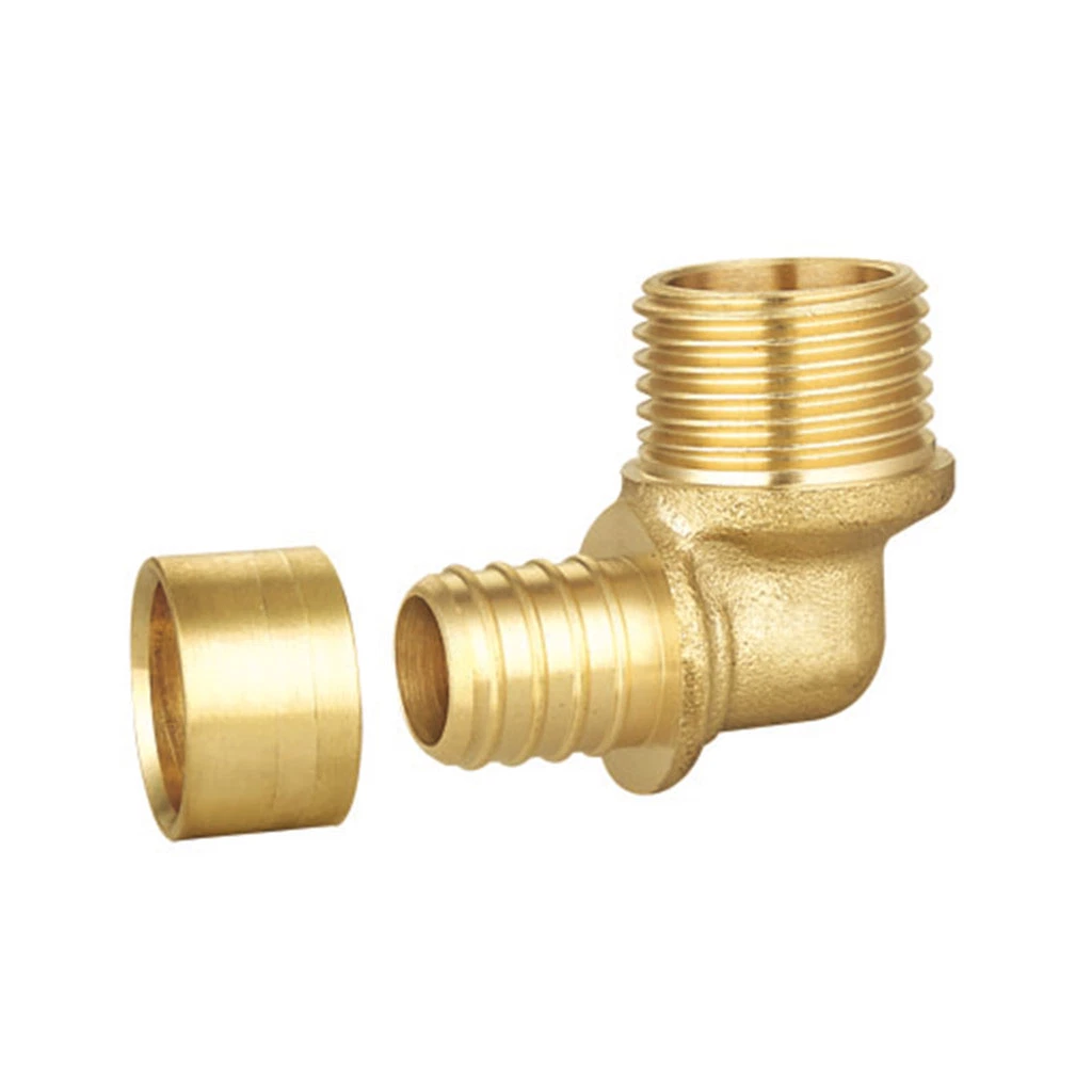 Forged Working Pressure Brass Control Flow Water Hardware Tee Connector Pipe Fittings