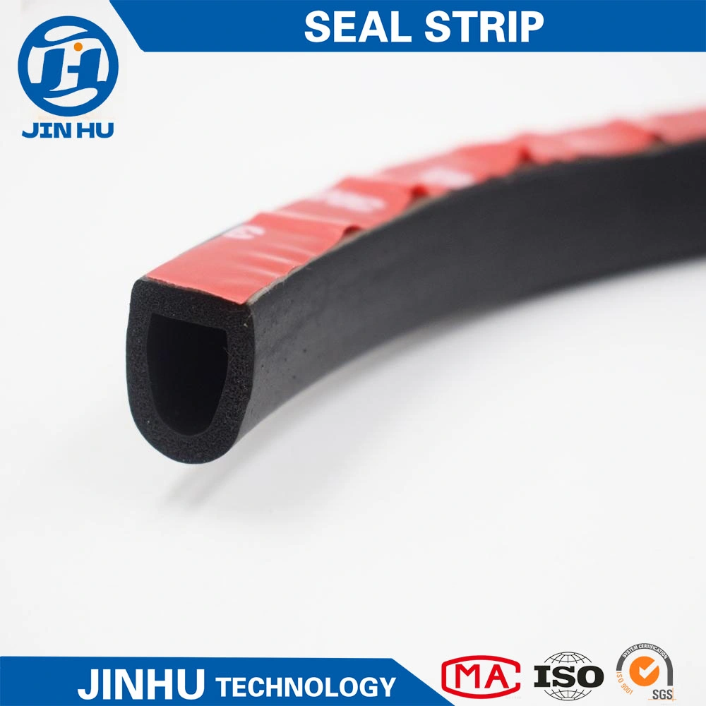 Chinese Suppliers Wholesale/Supplier of Factory Soundproof EPDM Rubber Sealing Strip D Type Weather Strip for Door