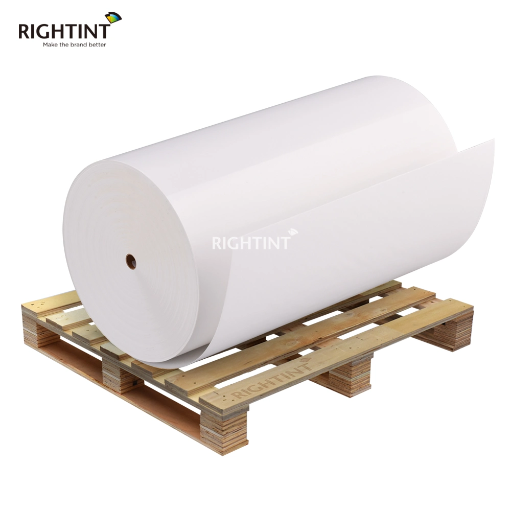 Shanghai strong adhesive Rightint supplies Self OEM premium label with Cheap Price