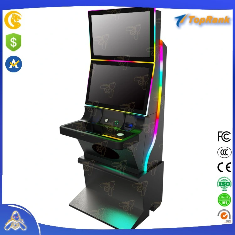 2023 Metal Multi 6 en 1 Dual Touch Pantalla Casino habilidad Juego máquina tragaperras Platinum