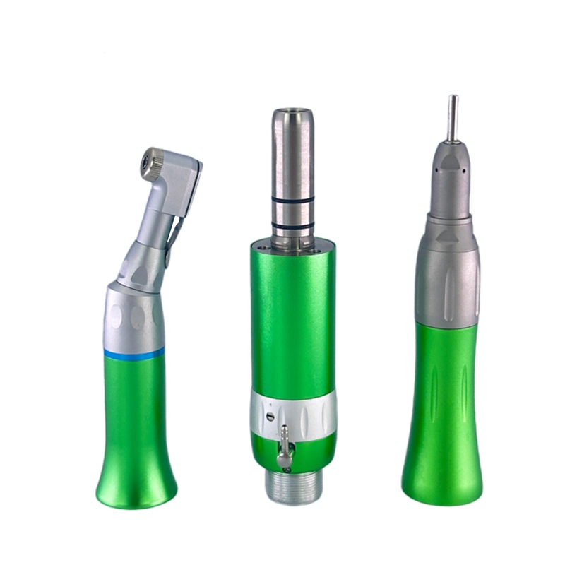 Kits de peças de mão coloridas para dentistas de baixa velocidade e-Type Air Turbine 2 / 4 orifícios Opcional