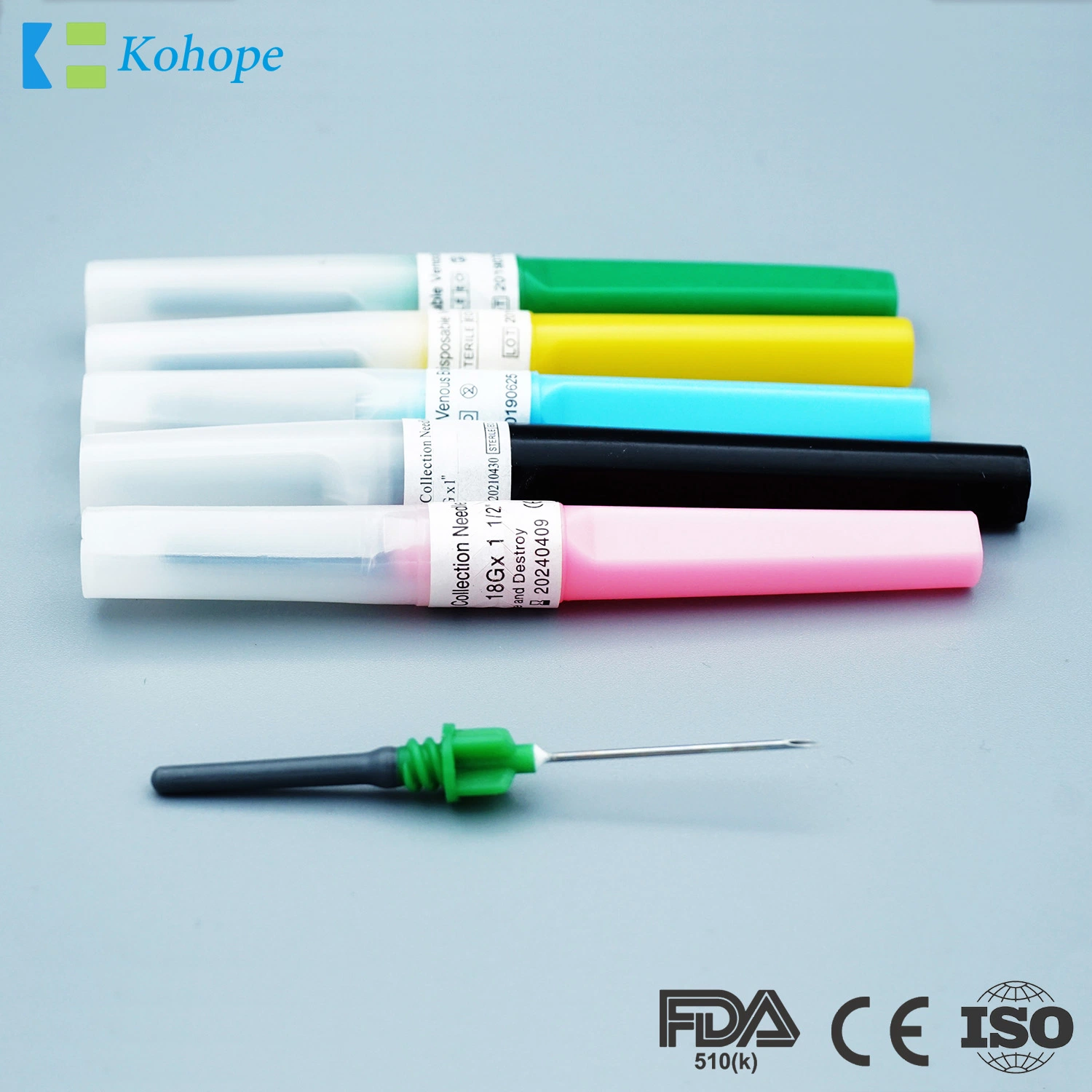 Ethylene Oxide Sterilization Stainless Steel/PP OEM/ODM Bag Blood Driving Needle