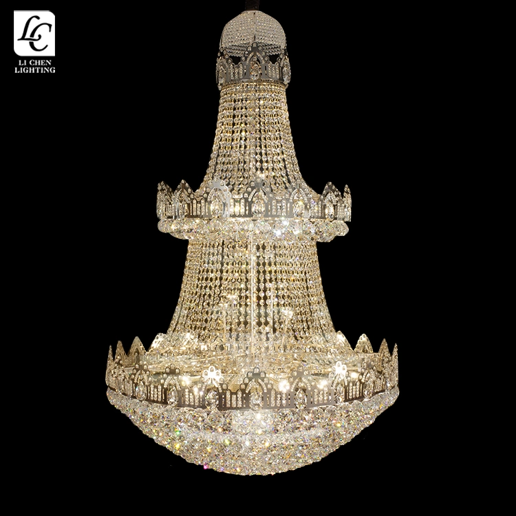 Indoor Decoration for Villa Showroom Hotel Lobby Luxury Crystal LED Chandelier