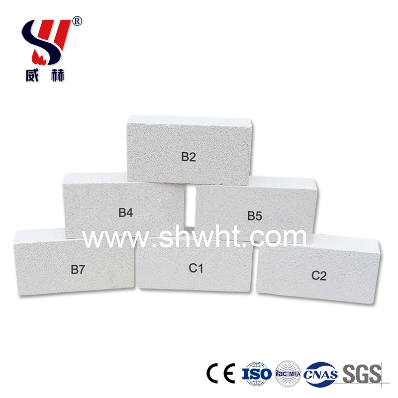 Thermal Shock Resistance Fireproof Fire Clay Light Weight 0.6 Density Insulation Brick