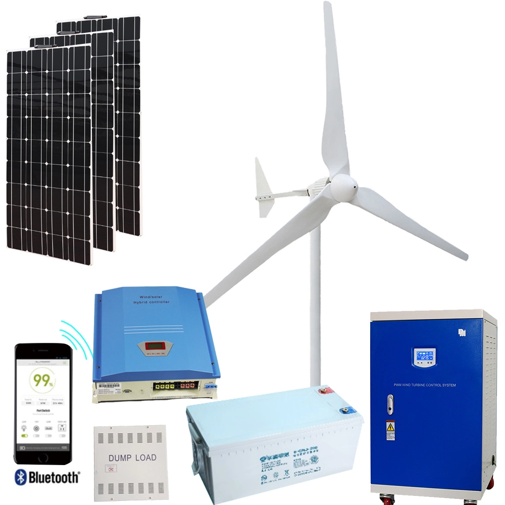 Mit CE-Zertifikat Vertikale Windenergieanlage Power Generator Windmill Power Generator-System Windkraft-Generator 5kw