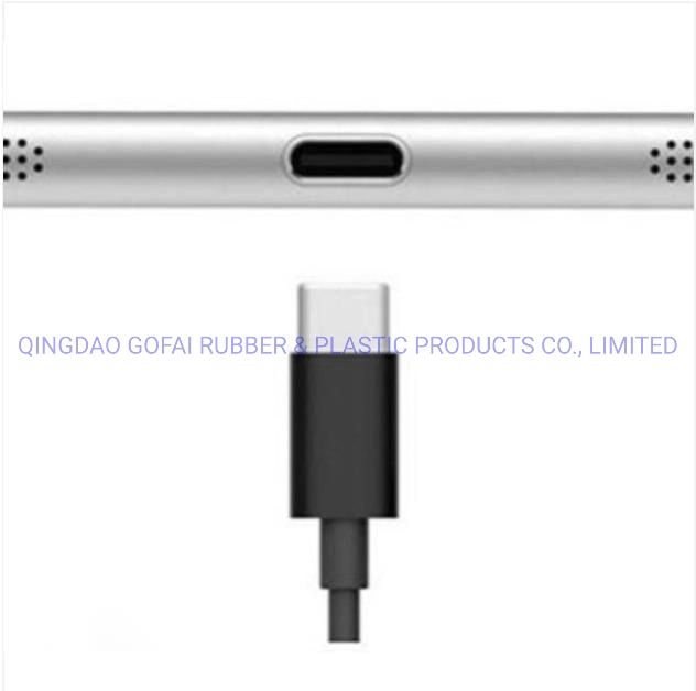 Rubber Products Low Price Silicone Rubber Type C Anti Dust Cover USB C Dust Plug with Hook Micro USB Dust Cover