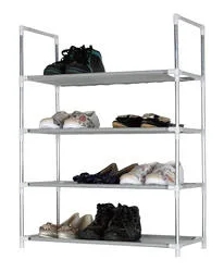 Multi-Layer Shoe Rack Simple Household Small Shoe Cabinet Economy Dormitory Door Space Saving Folding Shelving Bamboo Shelf