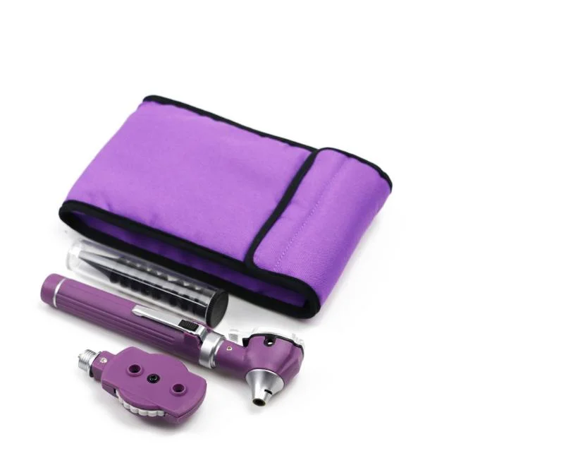 Professional Colourful Fiber Optic Mini Pocket Carry Pouch Ent Medical Diagnostic Instruments