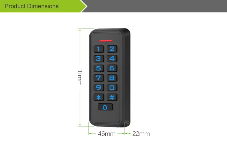 K33 WiFi Access Control System mit Mobile APP Türschloss Tastatur