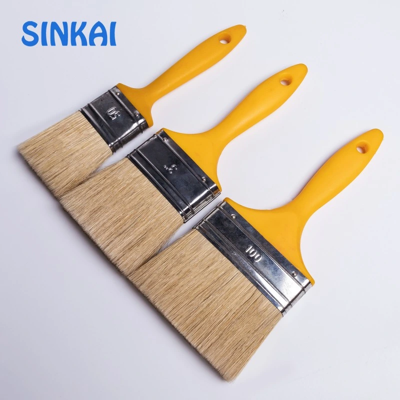 Us Market Synthetic Filament Wooden Handle Paint Brush