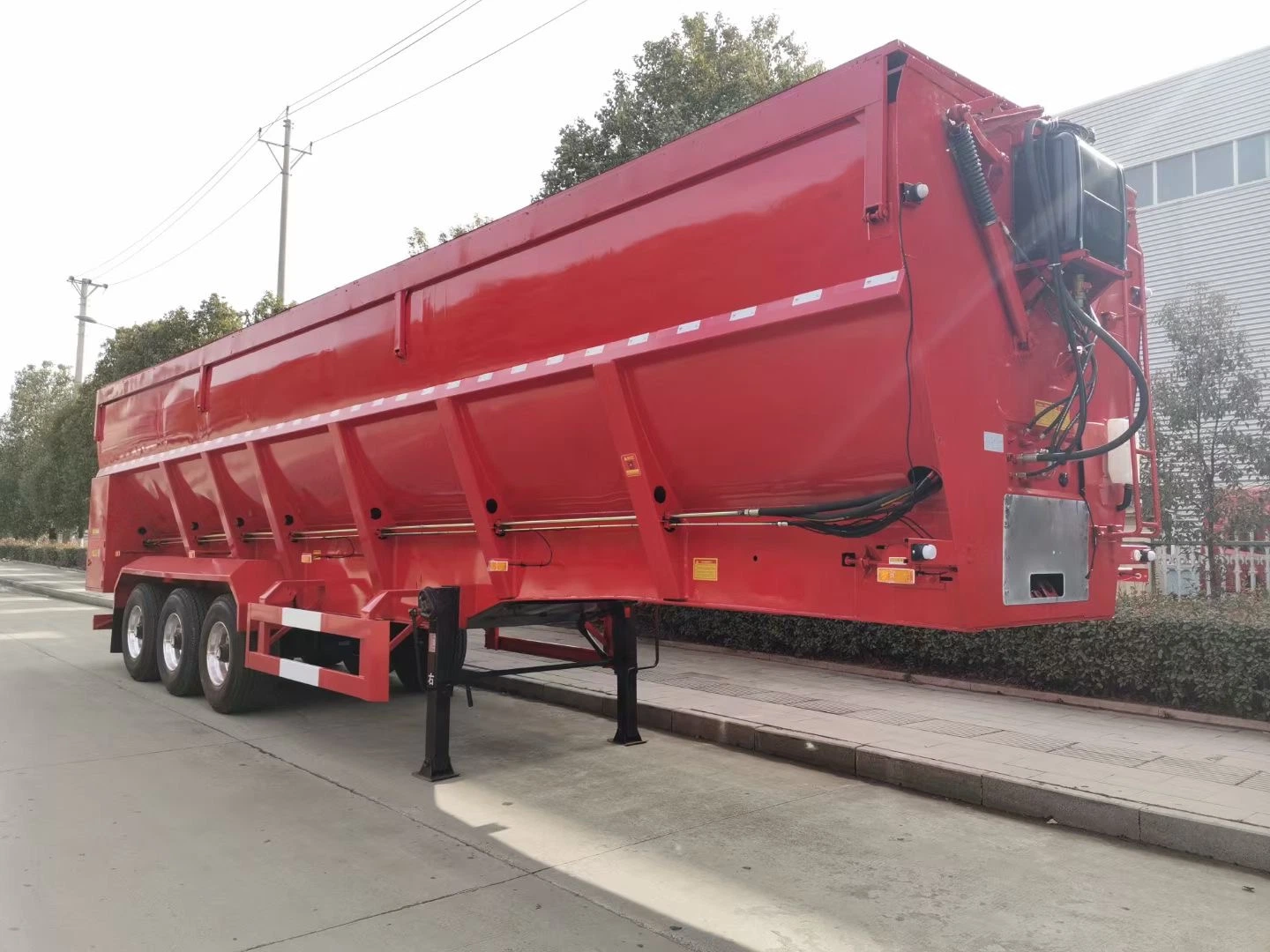 Conveyor Type Dump Trailer 40ton