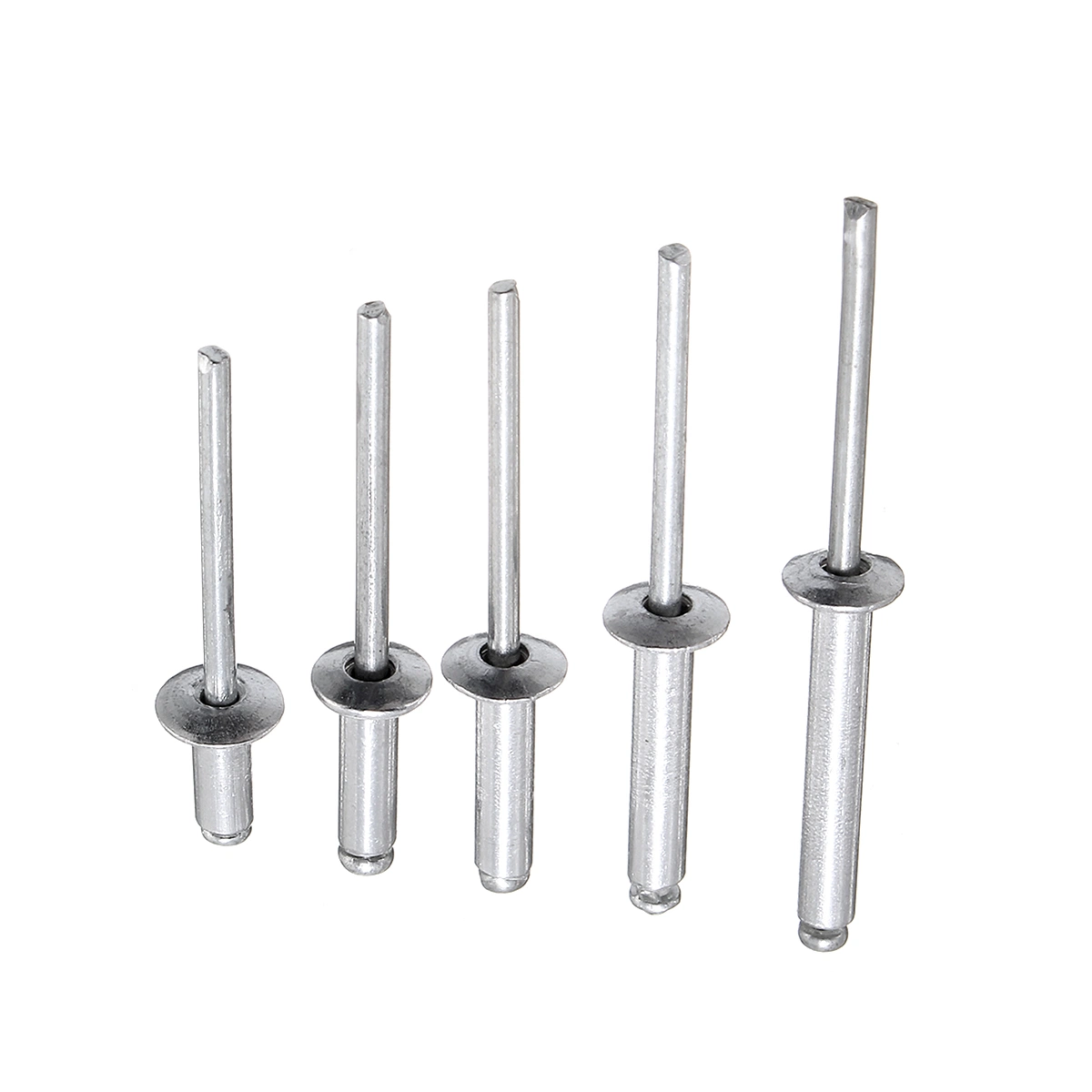 Bouton d'Ongles rivet aveugle de tête de clou de la taille, DIN Pop de l'acier en acier inoxydable aluminium Bright (non enrobé) GB