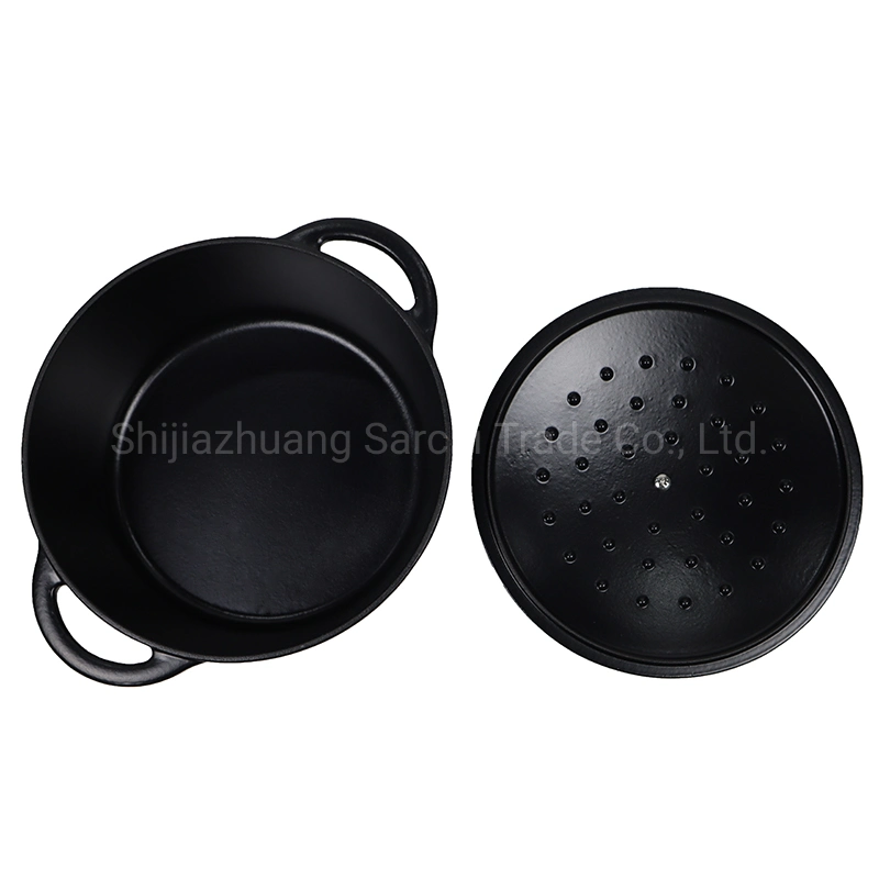 2.6qt 5.2qt Nonstick Bread Baking OEM Customized Colorful Matte Multi Cast Iron Enameled Dutch Oven