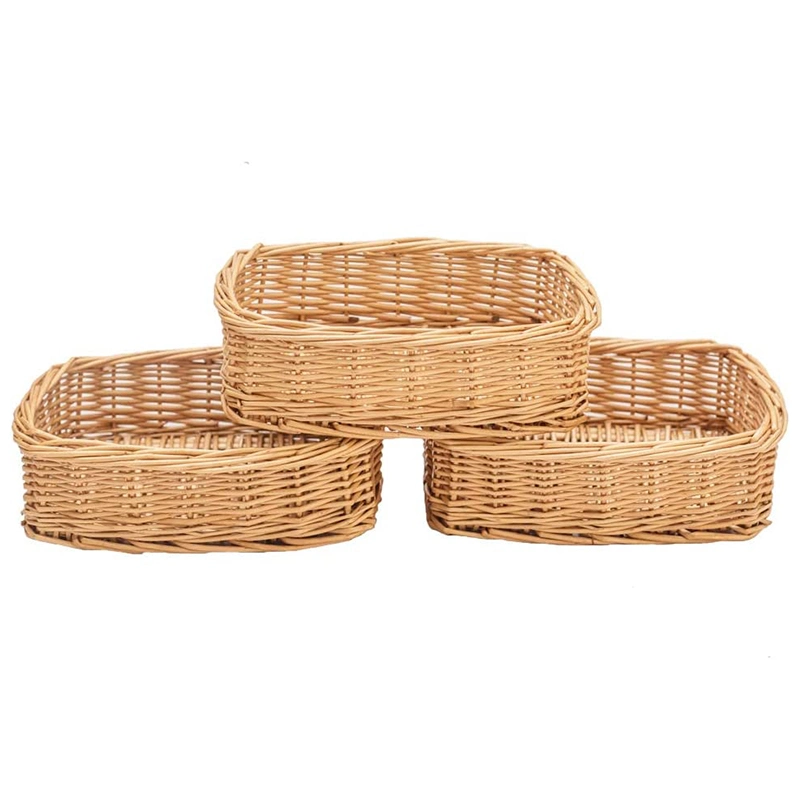 Rectangle Small Wicker Baskets for Sundries