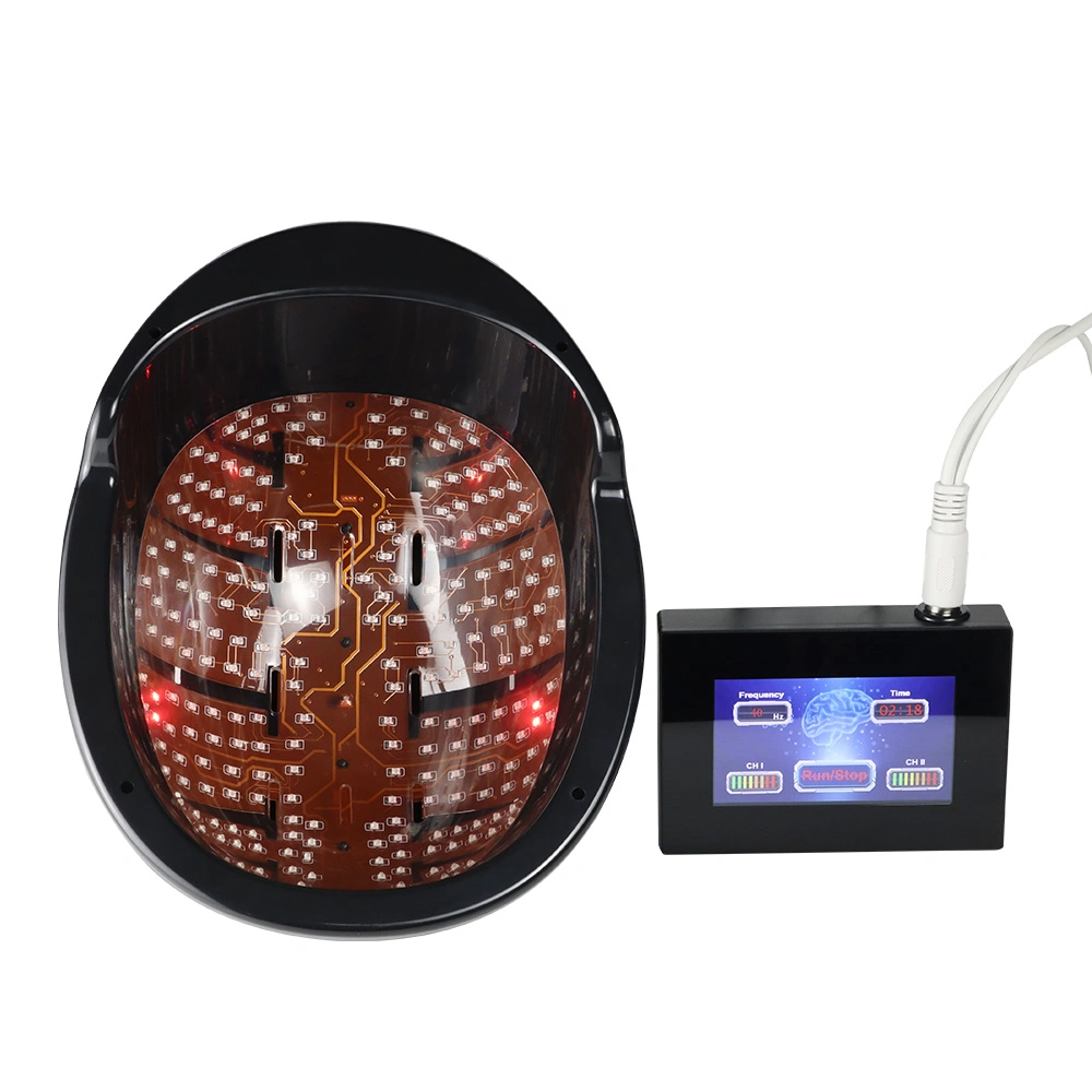 810nm Parkinson Treatment Near Infrared Brain Photobiomodulation Helmet