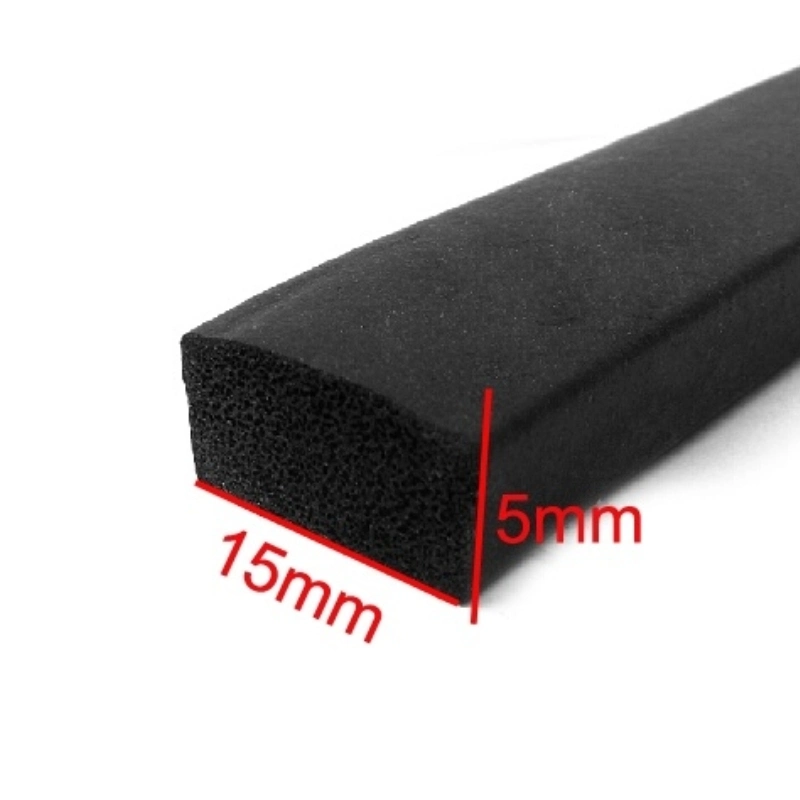 Closed Cell EPDM Foam Square Rectagular Rubber Door Sponge Packing