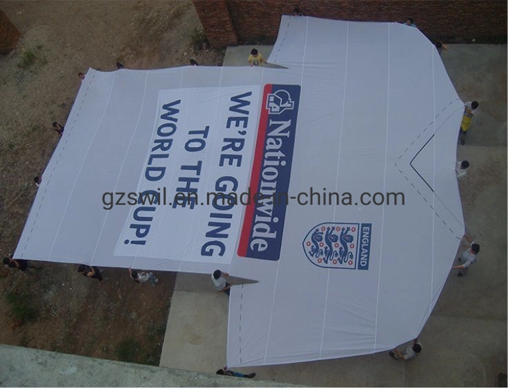 Customized Printing 100% Polyester Sports Giant Banner