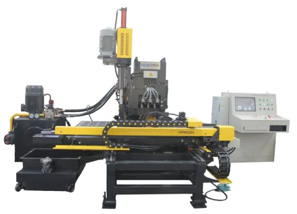 with Dual-Pump and Sleeve-Type Coupling CNC Punching Drilling Marking Machine